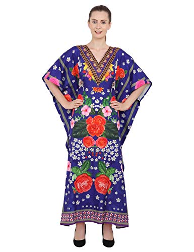 Miss Lavish London Kaftan Dresses for Women Beach Coverups, Plus Size Kaftans for Loungewear & Swimwear Modern Long Caftans3