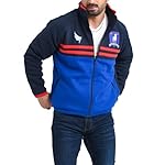 Men Ted Lesso Jason Sudeikis Brendan Hunt Blue Football Coach Track Suit Jacket - Image 3