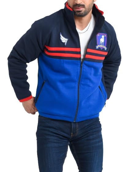 Men Ted Lesso Jason Sudeikis Brendan Hunt Blue Football Coach Track Suit Jacket3