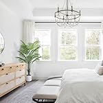 Artificial Areca Palm Tree 5FT Fake Potted Plant Faux Silk Tropical Areca Palm with 15 Trunks & Real Bark Design, Large Aritificial Plant in White Pot for Home Living Room House Warmming Floor Decor - Image 4