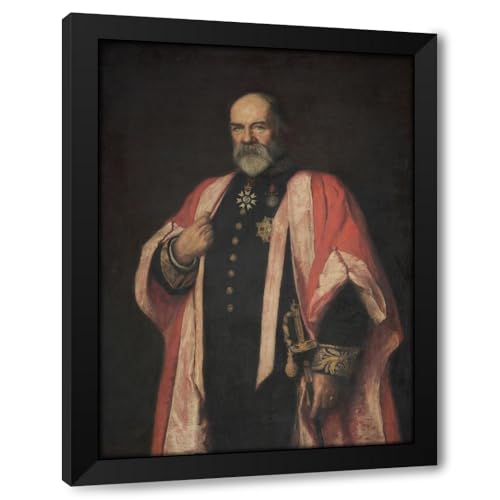 ArtDirect Portrait of Sir Walter Buller (circa 1903) Custom Framed Art Print Giclee Print or Canvas Options with Various Sizes and Customization by Ethel Mortlock