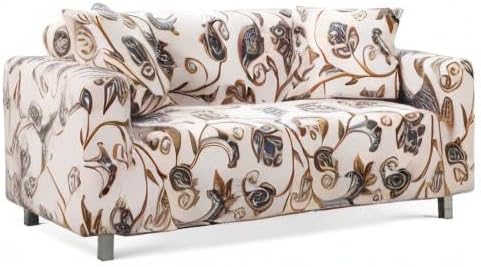 Miniatura 8 de Lamberia Funda de Sofá Estampada Elástica Funda de Sofá Fundas de Sofá para Sofás y Sofás de Dos Plazas con Dos Fundas de Almohada (Love Forever,