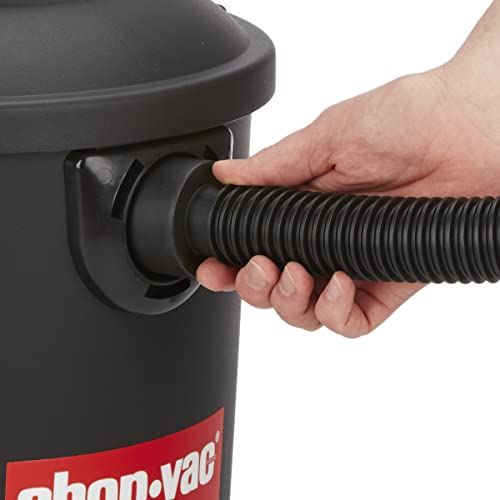 Image of Shop-Vac 9056500 Hose w /Curved End, 1-1 /4 in. Diameter x 8 ft. Length, Long Reach, Black, (1-Pack)