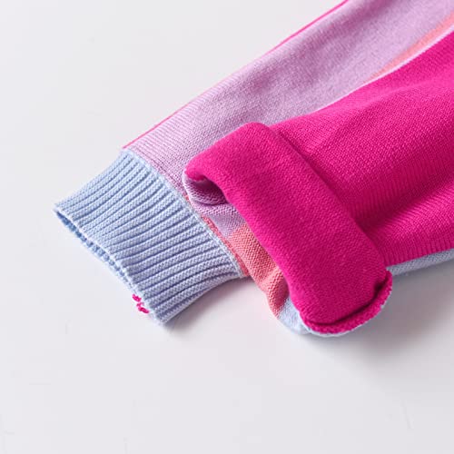 VIKITA Toddler Girls Pullover Sweater Comfy Long Sleeve Crewneck Cute Daily Wear Back to School3