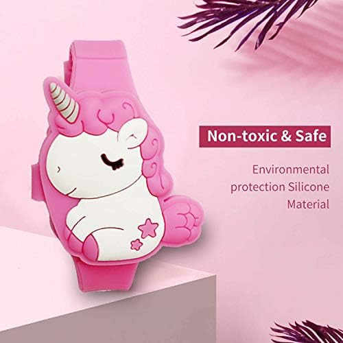 Kids Unicorn Watch for Little Girls, Learning Time 3D Cute Cartoon Toddler Shape Clamshell Design Kids Digital Led Watch for Kids Birthday Presents Gifts for 3-8 Year Old Toys Rose Red - Best Gift