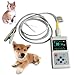 FANBINAN Handheld Veterinary Pulse Oximeter - Rechargeable Pet Health Monitor with Ear/Tongue Sensor, Digital Pulse Rate Meter for Dogs, Cats & Animals, Easy to Use and Accurate Monitor