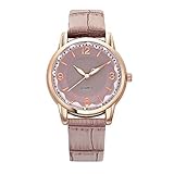 [Dafanet] 腕時計 レディース うで時計 人気 おしゃれ 革ベルト シンプル クオーツ アナログ かわいい カジュアル 時計 れでいーす 彼女 女性 腕時計 レディース 女性用 ギフト 高校生 プレゼント 通勤 通学 Watch for Women