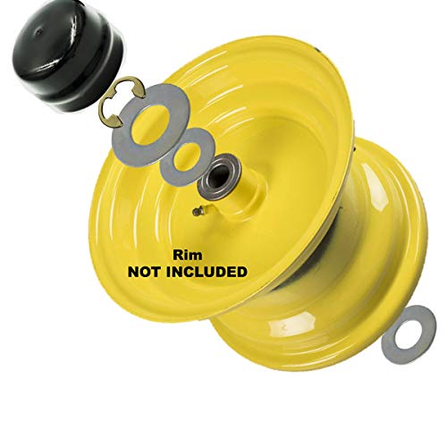 Hd Switch Front Wheel Bearing Bushing & Hardware Rebuild Kit Replaces Husqvarna Craftsman Ayp Poulan Huskee Weed Eater Roper Ryobi 532124959 532009040 583652701 106732X613 491334Ma Lawn Mower Tractor #TOP1