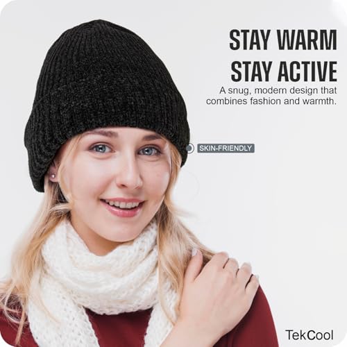 Image of TEKCOOL Beanie Cap for Men Woolen Winter Cap for Men Woolen Cap for Women in Winter for Thermal Wear Stylish Soft Winter Caps for Boys & Girls for Warm Wear Head Winter Cap Woollen Garam Topaa