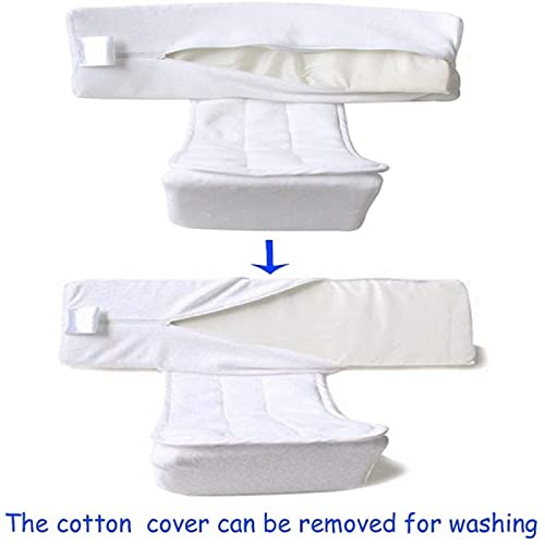Thinlife Adjustable Side Sleeper Wedge, Anti-Roll And Anti-Spit Milk Pillow, Removable And Washable Sleep Positioner For Babies Aged 0-3 Years Old #TOP4