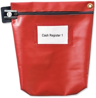 Cash Bag Tamper-Evident Zip Heavyweight Material (W267xD50xH267mm)