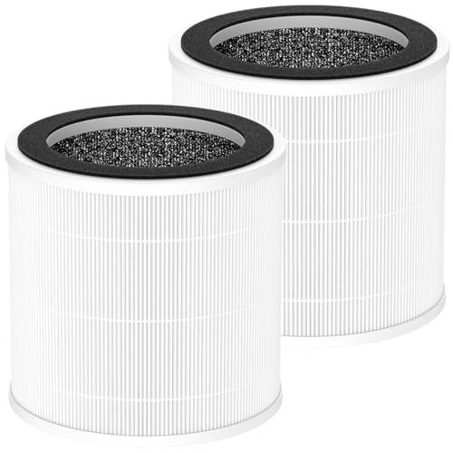 Image of 2-Pack PX500 Air Purifiers Replacement Filter Compatible with Purivortex PX500 Air Purifier, 3-in-1 HEPA Replacement Filter for Home Large Room, White