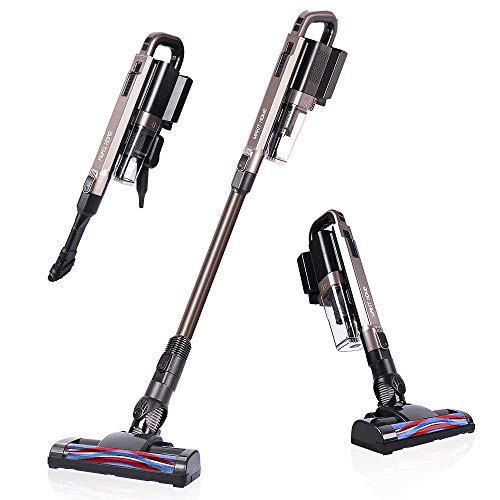 Makit Home Cordless Stick Vacuum Cleaner, 18Kpa Powerful Suction Vacuum Cleaner Lightweight Handheld VacuumBrushless Motor for Pet Hair Home Hard FloorCleaning (1 Battery Included)