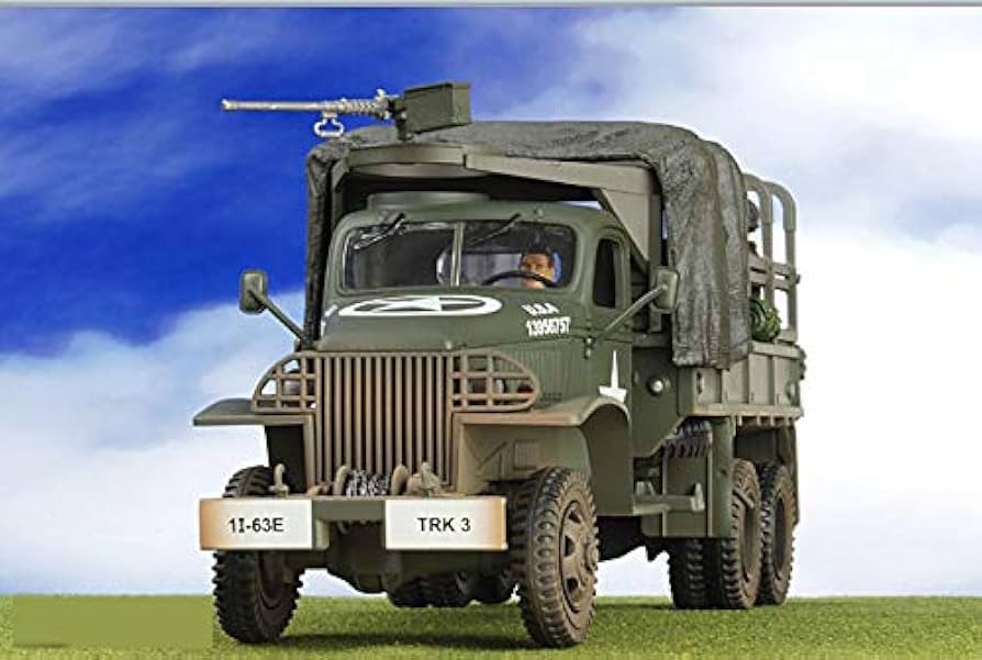 Amazon.com: WWII USA 2.5 TON Truck 1/32 DIECAST Model Finished