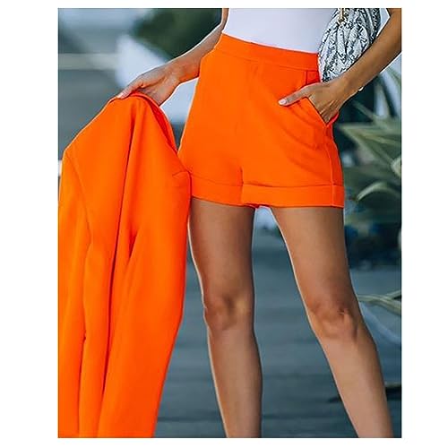 Letuwj Women's Top Shorts Suit Two Piece Set Casual Cardigan3