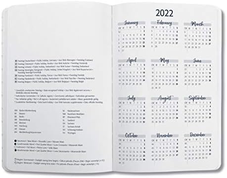 SIGEL J2211 Jolie weekly planner 2022 - 13,5 x 20,3 cm - hardcover - 174 pages - orange