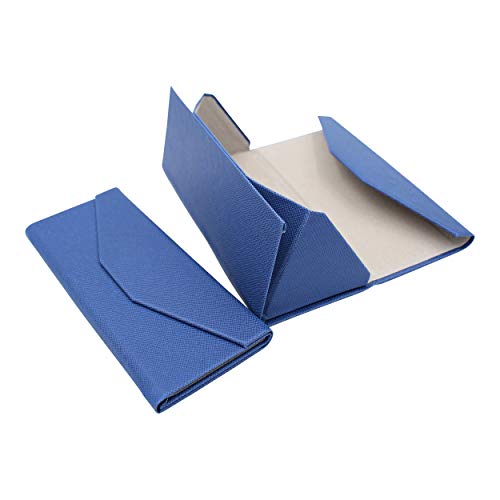 Image of Real Sic Glasses Case for Men and Women - Magnetic Folding Hard Shell Sunglass Holder - Inspired by Solid Color