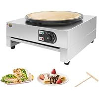 Crepemaker - Máquina eléctrica para crepes (3000 W, 40 cm,