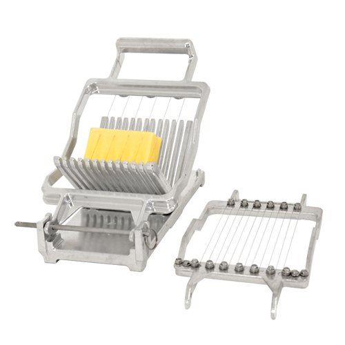 Aluminum Cheese Cutter by Omcan – 12.5"(D) x6.75"(W) x 4.5"(H) -Close,13.5"(H) -Open, Aluminum, Steel, Model 43033