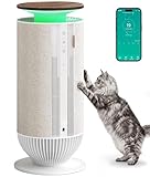 Petbobi Luftreiniger für Haustiere zu Hause - H13 True HEPA Luftreiniger für große Räume, luftgetragene Tierhaare und Bestellungen, 360° Aufnahme mit PM2.5-Monitor, Smart App Steuerung, Leiser Betrieb