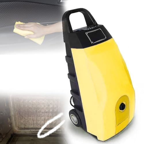 2500W Jet Steam Washer, Compact Portable with 3.5L Reservoir, Fast 40s Warm-Up, 6 Cleaning Attachments, Perfect for Driveways and Vehicles