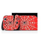 XSUID Red Spider Vinyl Skin for Nintendo Switch 2 (2025) – Red Spider Design, Full-Body Protective Wrap, Anti-Scratch Decal, Easy to Apply & Remove