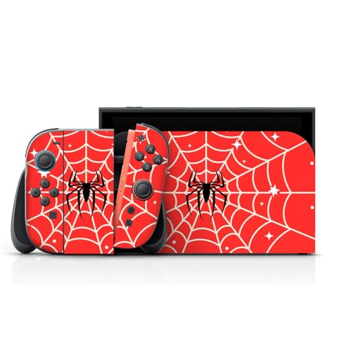 XSUID Red Spider Vinyl Skin for Nintendo Switch 2 (2025) – Red Spider Design, Full-Body Protective Wrap, Anti-Scratch Decal, Easy to Apply & Remove by XSUID - Used condition - US$7.91