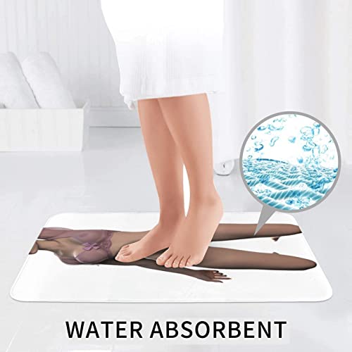 Badematten Set 3 Teilig,Toilettenmatte Set,3Er Badgarnitur Badezimmer Matte Set Dusch Bade Matte Vorleger Teppich 3D… – Bild 6