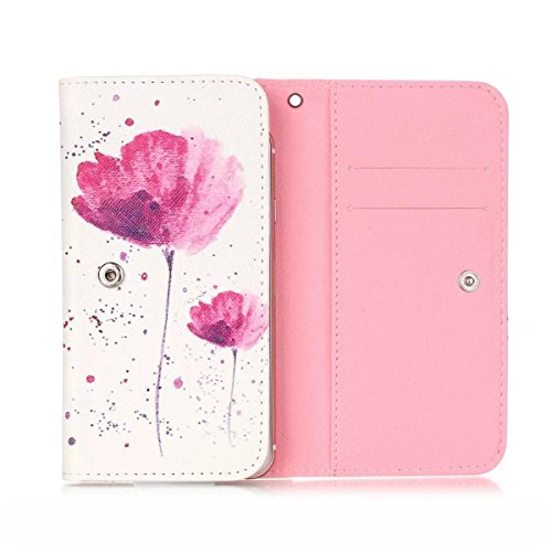 Kata V4 - 4.5-inch Smartphone Case,Universal Wallet Clutch Bag Carrying Flip PU Leather Protective Case with Card Slots for Kata V4