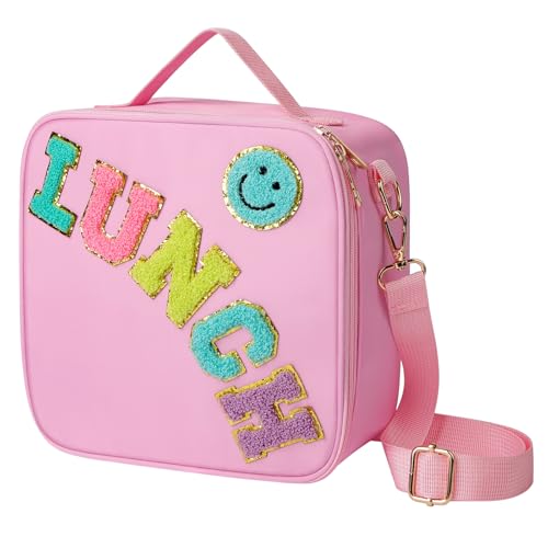 HOTUT Insulated Kids Lunch Bag Leakproof Portable Lunch Box for School With Adjustable Strap Thermal Meal Prep Tote for Teen Boys Girls Durable Cooler