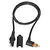 OptiMATE CABLE O-29, Adapter-extender, SAE to BIKE 90° plug - Black #1