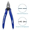 Ainiv Petite Pince Coupante, Coupantes de Côté, Pinces Coupantes Latérales Precision, Outillage Electricien Cutter Affleurant pour Fils Durs, Mous et Extrêmement Fins, Bleu #5