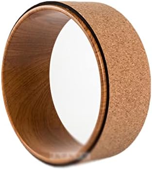 TEMKIN Yoga Wheel Cork Wood Yoga Auxiliary Wheel Back Bend Wheel Abs Wheel Body Back Training Tool For Waist Shape Body Building Fitness