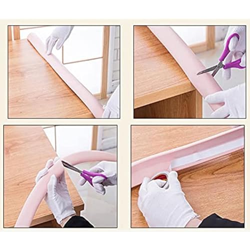 Bord de protection d'angle antichoc en TPU souple pour table jaune