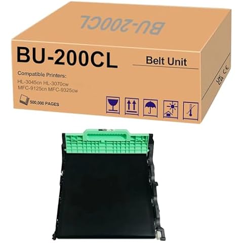 ASANSH BU-200CL BU200CL Transfer Belt Use for DCP-9010 HL-3040 HL-3045 HL-3070 HL-3075 MFC-9010 MFC-9120 MFC-9125 MFC-9320 MFC-9325 Printers Cover