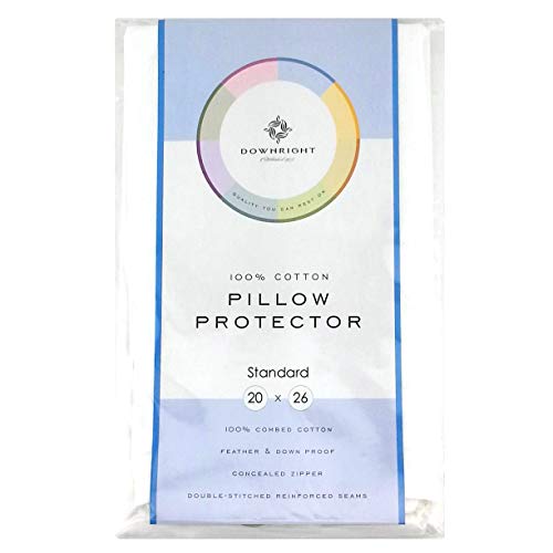 Downright Ltd. 100% Cotton Pillow Protector (1, Standard (20
