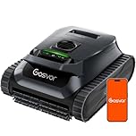 (2026 Neu) Gosvor Poolroboter Wand und Boden, Wasserlinie, Flachzone 4-in-1, Bis zu 200 Min. Laufzeit, Leichtgewicht 6,9 KG, 3μm Ultrafeiner Filter, Starker Poolsuager Akku für Pools bis zu 200 m²