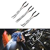 Gettimore 33 cm extra lange Spitzzange mit 45° und 90° gebogenen Backen für Auto- und Haushaltsgeräte-Reparatur