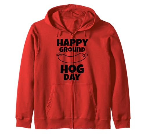 Camiseta Punny Happy Ground Hog Day Sudadera con Capucha