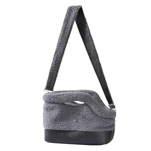 Generisch Kleintiertasche,wasserdichte warme Haustiertragetuch - Mit Sicherheitsgurt-Verschluss Warme Hundetrage,Für Kleine Und Mittelgroße Rassen Bei Kaltem Wetter Draußen Unterwegs
