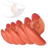 Kuaecr Silikon Realistischer Eichel Vorhaut Dildos Big Analplug Dicker Dildo mit Ankerform Basisdesign Dildoschwanz für Frau Buttplug Soft Anal Trainer Anal Plug Sex Spielzeug für Frauen Männer (XL)