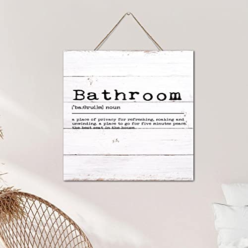 Définition de noun imprimée sur plaque en bois rustique de 30,5 cm