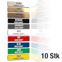 FILIGRAVO – FILIGRAVO personalisiertes Klingelschild (10 Stück) - Selbst