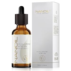 Gezichtsserum Met Hyaluronzuur Nanoil Hyaluronic Face Serum 50ml – Verlichtend, Gladmakend & Ultra-Hydraterend Gezichtsserum met Hyaluronzuur