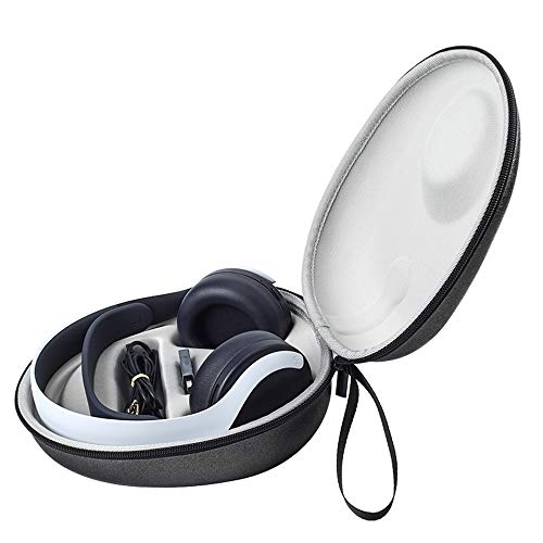 Baomaeyea Reisetasche für PlayStation 5 Pulse 3D Wireless Headset, PS 5 Plus 3D Tragetasche PU Box (schwarz)