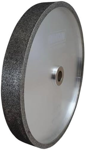 Miniatura 2 de Rikon PRO Series 82-1600 CBN - Muela abrasiva de grano 600 de 8 pulgadas para afilar herramientas de corte de acero de alta velocidad para tu torno