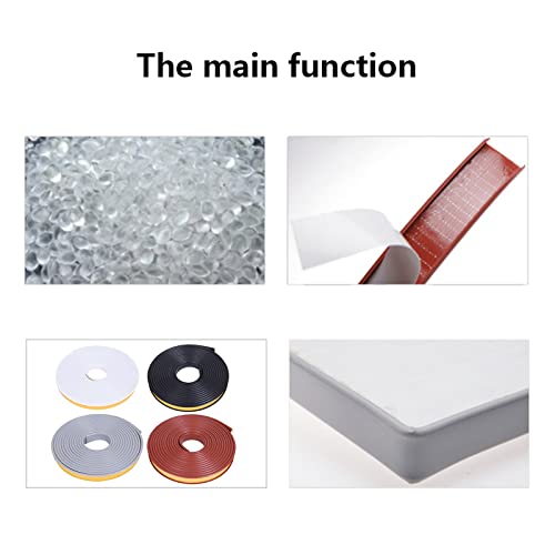 U-Shape Edge Banding, 16.4ft Self Adhesive Veneer Edging,TPE Flexible Furniture Edge Protector for Cabinet Repair Furniture Restoration (15MM, Black) by EVERDIJ - Image 2