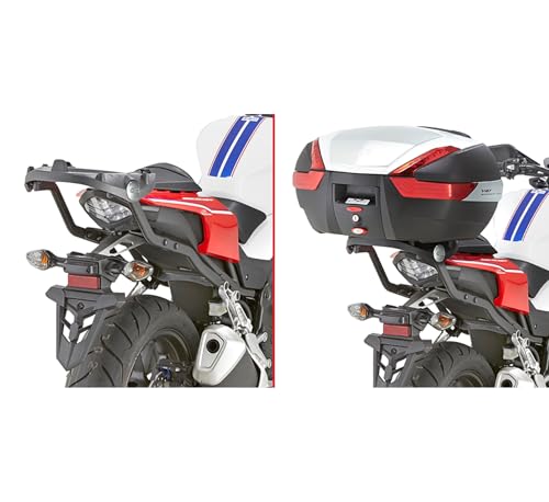 Givi E455N top case Monolock 45L avec fixation pour ranger deux casques CB500F - 2