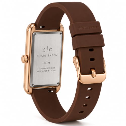 Image of CHARLIEKEEN Slim Rectangular Mens Analog Watch