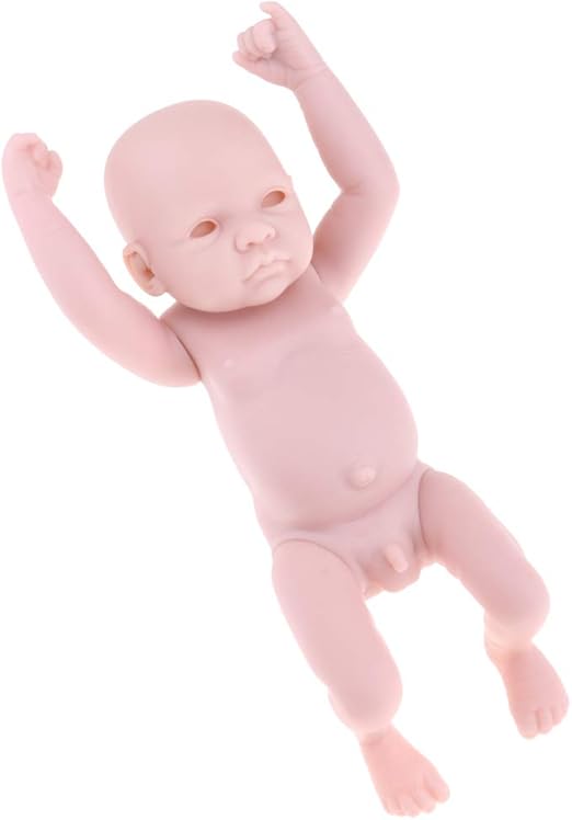 Amazon Com Cuticate Kit De Reborn Sin Pintar 10 2 In Cuerpo Completo Silicona Suave Vinilo Aspecto Real Muneca De Bebe Recien Nacido Munecas De Ninos Ojos Abiertos Juguetes Y Juegos